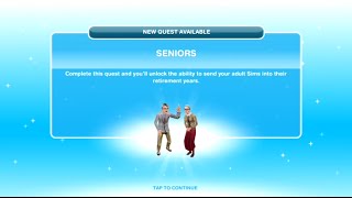 The Sims Freeplay  Seniors Görevi [upl. by Frasco572]