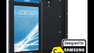 Ecom TabEx 01 Series ATEX Certified Hazardous Area Tablet Computer [upl. by Orvan]