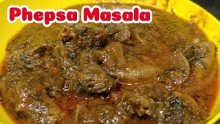 Phepsa Masala  Mutton Lungs Masala Recipe  Homely Cooking Recipe [upl. by Idroj]