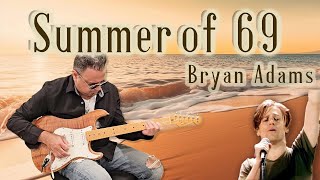 Bryan Adams  Summer Of 69 Guitar Cover by Joe Amir [upl. by Ennasil]