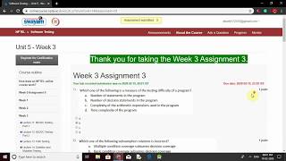 Answers of nptel Software Testing Unit 5  Week 3 Assignment 3 [upl. by Audy]