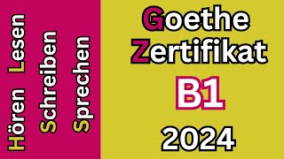 Hören Lesen Schreiben amp Sprechen B1 Goethe Zertifikat Modelltest 1 2024 [upl. by Ingelbert803]