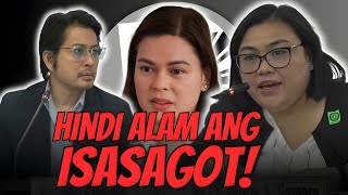 COA HINDI ALAM ANG ISASAGOT SA MGA PERANG NAGASTOS NI VP SARA SA OVP [upl. by Ernst]