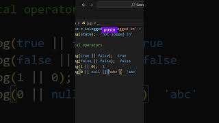 Operatory logiczne AND OR oraz NOT w JavaScript programowanie programista javascript frontend [upl. by Adnuhs]