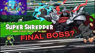 FINAL BOSS Dimension Shellshock DLC Super Shredder Teenage Mutant Ninja Turtles Shredders Revenge [upl. by Merrow]