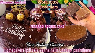 Baking class 4How to make Ferraro rocher cake for orders with more profit bakingclasses cake [upl. by Siver]