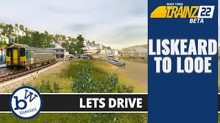 Trainz 22 BETA  Lets Drive Liskeard to Looe Passenger Run Build 115628 [upl. by Stevie]