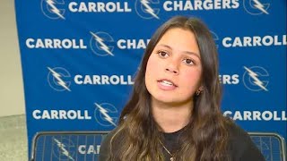 Leila Mojtahedi full interview on signing with Bethel University soccer [upl. by Eikkin]