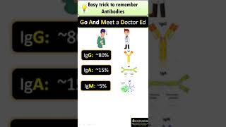 Easy Tricks to Remember 5 Antibodies  Immunology Basics [upl. by Syxela]