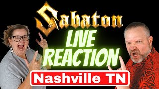 First Time Reaction to Sabaton LIVE in Concert  VLOG Nashville TN October 3rd 2022 [upl. by Cirle]