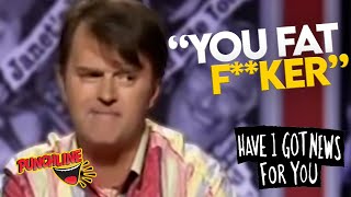 Big BUST UP on HIGFNY Between Paul Merton and Robert KilroySilk [upl. by Htiduj]