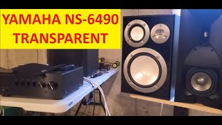 Yamaha NS6490 Bookshelf Speaker Review TRANSPARENT Flawed but still Good Compared to JBL 530 [upl. by Markus]