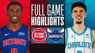 PISTONS at HORNETS  FULL GAME HIGHLIGHTS  October 27 2023 [upl. by Braden]