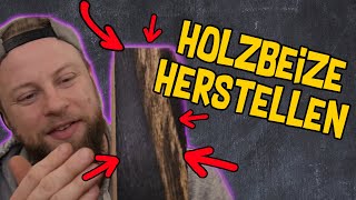 Holz färben mal anders🔥Holzbeize DIY Essig amp Stahl ⚠️ [upl. by Fannie]