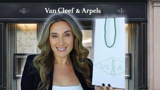 VAN CLEEF AND ARPELS UNBOXING 💚PRICE MOD SHOTS AND MY INSTORE EXPERIENCE [upl. by Tullusus]