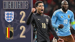 England 22 Belgium  Bellingham Scores Last Kick Of The Game  Highlights [upl. by Ulphiah]