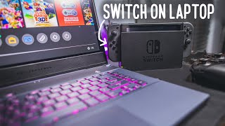 Playing Nintendo SWITCH Through a GAMING LAPTOP Elgato Cam Link 4K [upl. by Eipper]