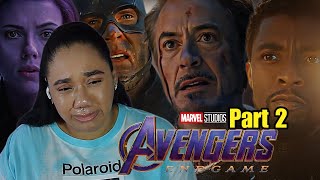 AVENGERS ENDGAME LEFT ME DESTROYED 22 Reaction first time watching [upl. by Bartosch]