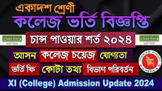 College XI Admission 202425 HSC Admission seats abilityfeechoiceQuota circular [upl. by Bugbee156]