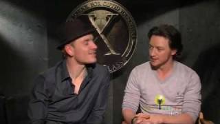 McAvoy  Fassbender Interview Compilation Part 2 [upl. by Aliet9]