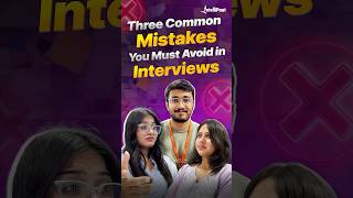 3 Common Mistakes to Avoid in Interview  Job Interview Mistakes  Intellipaat Shorts Interview [upl. by Oiratnom]