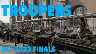 2023 Troopers  DCI Finals  Front Ensemble [upl. by Nas]