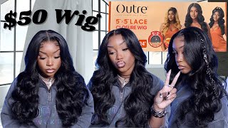 OMG😫 🥵 Install a 50 wig from AMAZON PRIME with me IM OBSESSED Outre  5x5 Lace Closure Wig [upl. by Fedak]