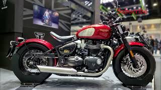 Triumph BONNEVILLE BOBBER 1200 cc Gold Line 2022 [upl. by Macdonald404]