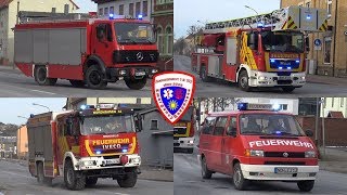 🚒 RW  HLF 2016  ELW  DLAK 2312 Berufsfeuerwehr Nordhausen [upl. by Gherlein]