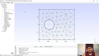 Basic Gmsh Tutorial  Mesh for flow around a cylinder [upl. by Enna]