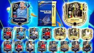 Most Insane TOTS Pack Opening Spent 200k FP Haaland Maldini Rodrygo FIFA Mobile 23 [upl. by Lyrret]