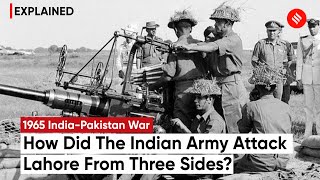 1965 India vs Pakistan When The Indian Army Attacked Lahore From Three Sides [upl. by Arnaldo406]