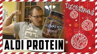 Where to buy Protein Powder Aldi Protein Powder Elevation Protein Powder  Review  Vlogmas [upl. by Pembrook666]