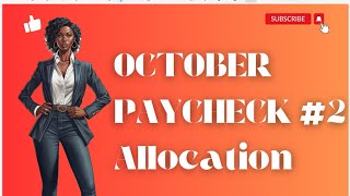 BUDGET WITH ME  OCTOBER PAY2 ALLOCATION  ZERO BASED DIGITAL BUDGETER [upl. by Pang]