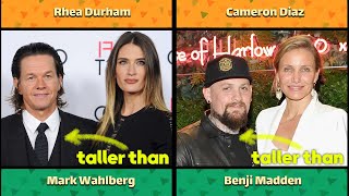 Celebrities with Taller Female Partners [upl. by Airtal]