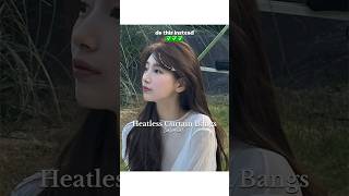 Heatless Curtain Bangs Tutorial 🙌🏻 [upl. by Lili808]