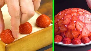 9 ErdbeerRezepte die du probieren musst 🍓 [upl. by Ognimod]