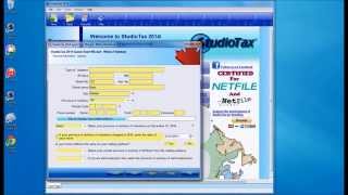 Tutorial of creating a new return using StudioTax [upl. by Vacuva]