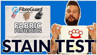 FABRIC PROTECTION TEST amp REVIEW – ep 02 of 07  Fibreguard – Does it work [upl. by Heda631]