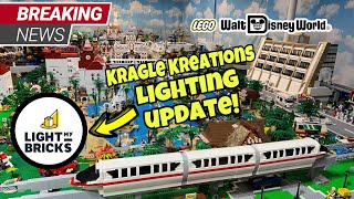 LEGO WALT DISNEY WORLD LIGHTING UPDATE [upl. by Rolyab742]