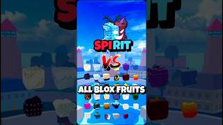 Spirit Vs All Blox Fruits bloxfruits shorts gaming [upl. by Hcire]