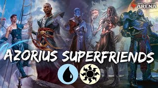 Azorius Superfriends MTG Arena  UW Planeswalker Superfriends Deck in RNA Standard [upl. by Colet355]