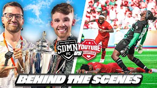 I COMMENTATED the SIDEMEN Charity Match 2023  BEHIND THE SCENES [upl. by Elamaj]