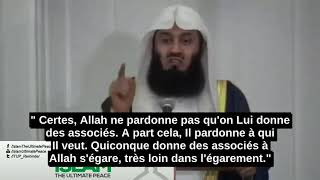 Allah Pardonne Tous Les Péchés Sauf UnMufti Menk [upl. by Valle909]