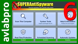 SUPER AntiSpyware 6 scan and fix [upl. by Ithaman]