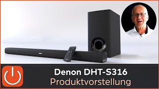 PRODUKTVORSTELLUNG DENON SOUNDBAR DHTS316  günstig und gut  THOMAS ELECTRONIC ONLINE SHOP [upl. by Fachanan]