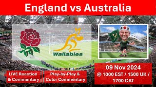 England vs Australia  Autumn Internationals  09 Nov 2024 [upl. by Ricketts375]