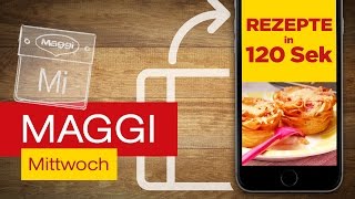 Bunte Nudel Nester  MAGGI Rezepte in 120 Sekunden [upl. by Haimerej]