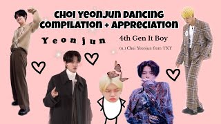 choi yeonjun dancing compilation  appreciation ♡ [upl. by Craw701]