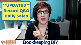 How to record Daily Sales in QuickBooks Online  Updated [upl. by Ahsatin]